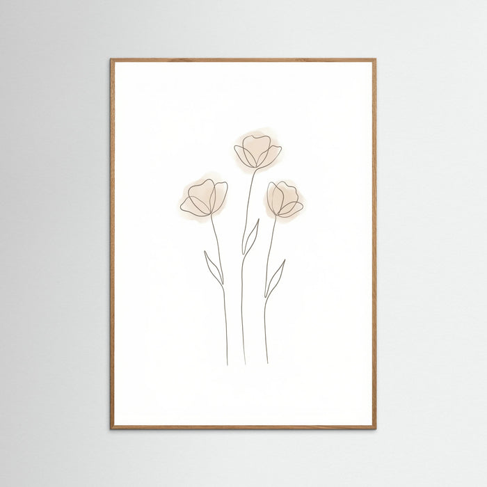 Oak Nature Soft Petal Sketch
