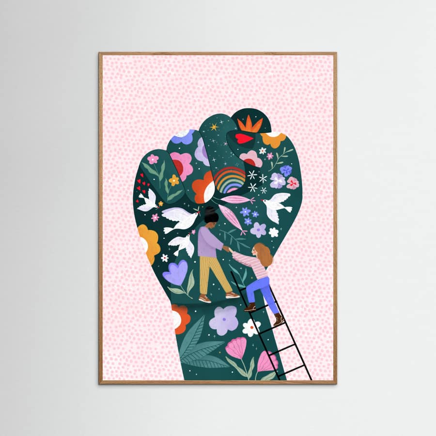 Solidarity Poster – Poster und Kunstdruck