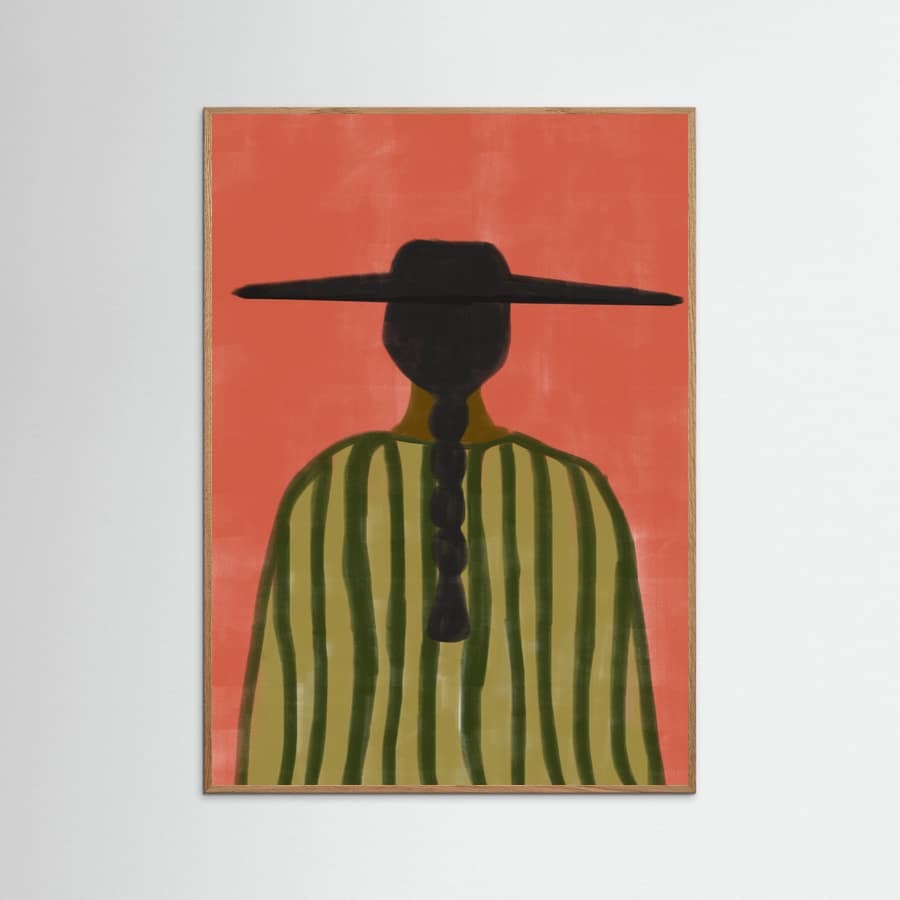 Oak Nature Southwester Woman No.2 Poster