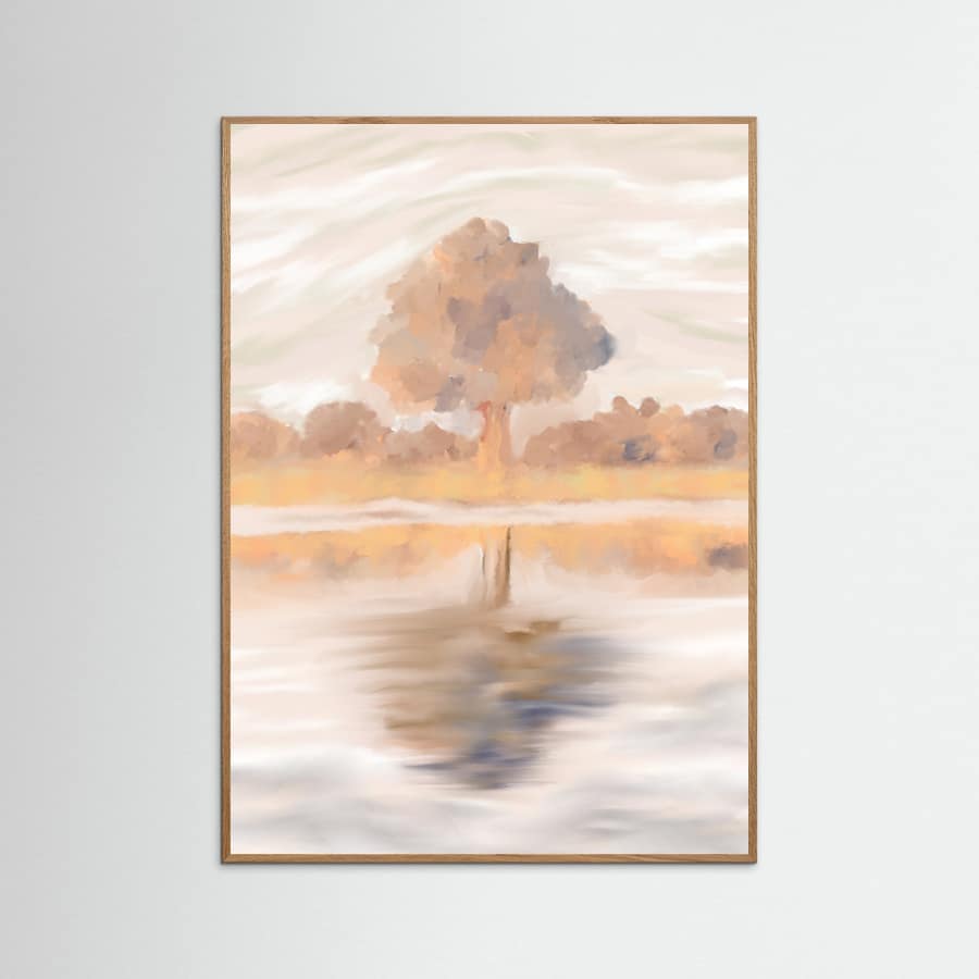 Affiche Sovereign Reflections of the Jackalberry Tree, Caprivi, Botswana – affiche et impression d’art