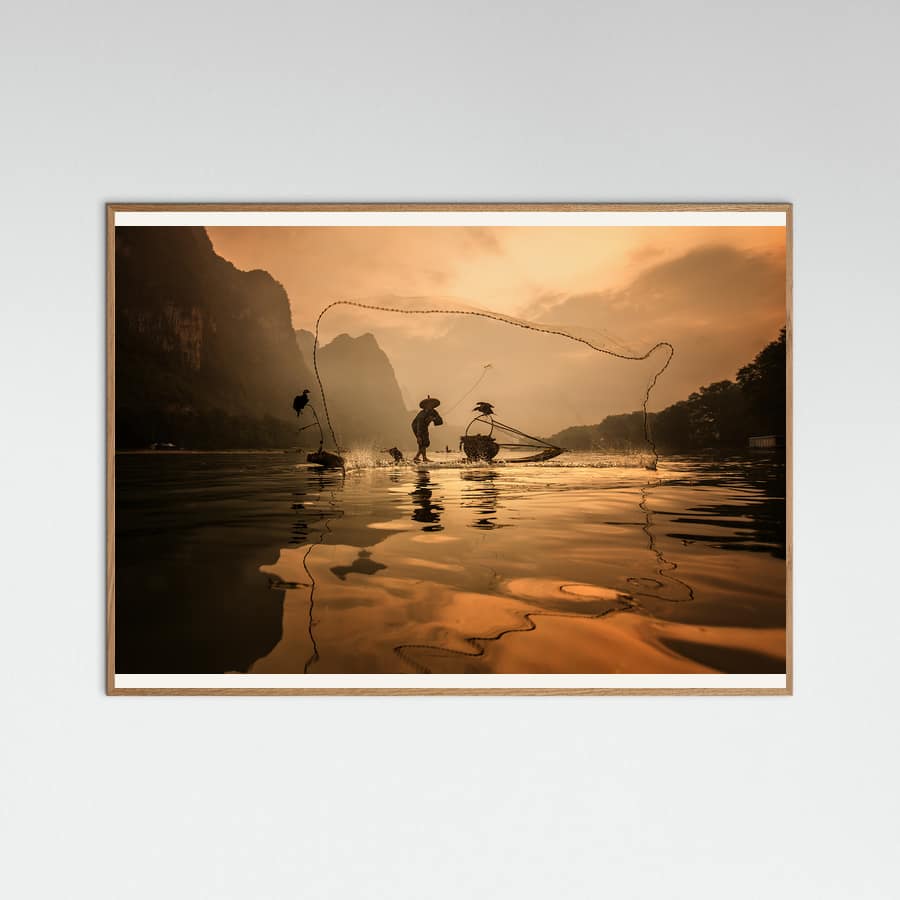 Spread The Fish Nets Poster – plakat og kunsttryk