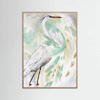 Oak Nature Spring Egret Poster