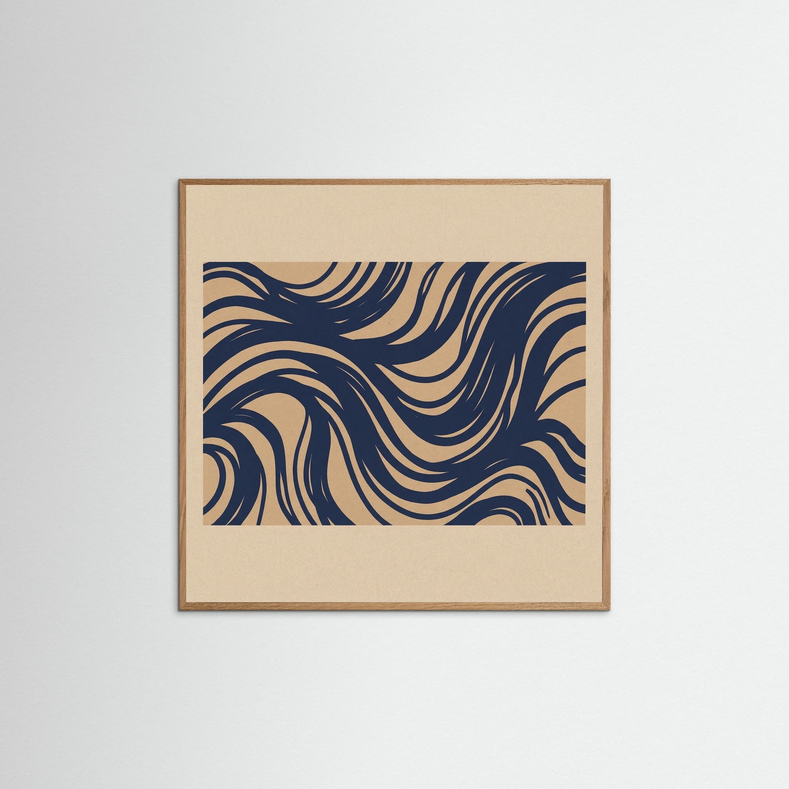 Oak Nature Square Abstract Currents