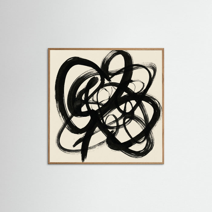 Oak Nature Square Abstract Gestures