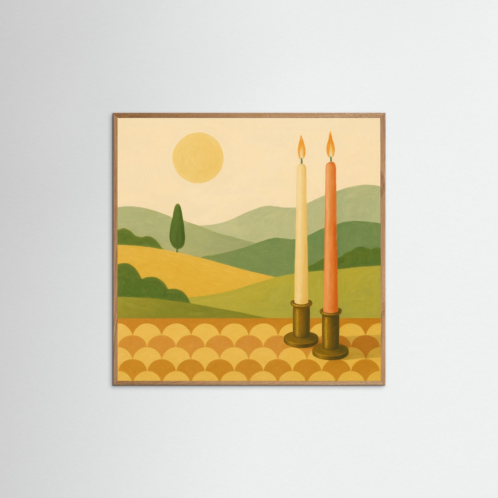 Oak Nature Square Blooming Huescape