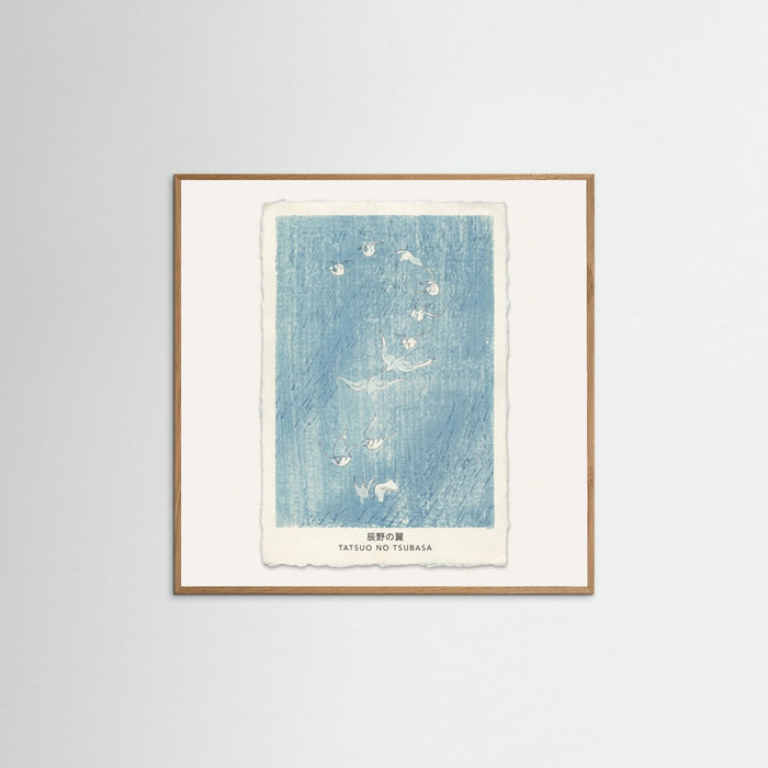 Oak Nature Square Blue Winged Ascent