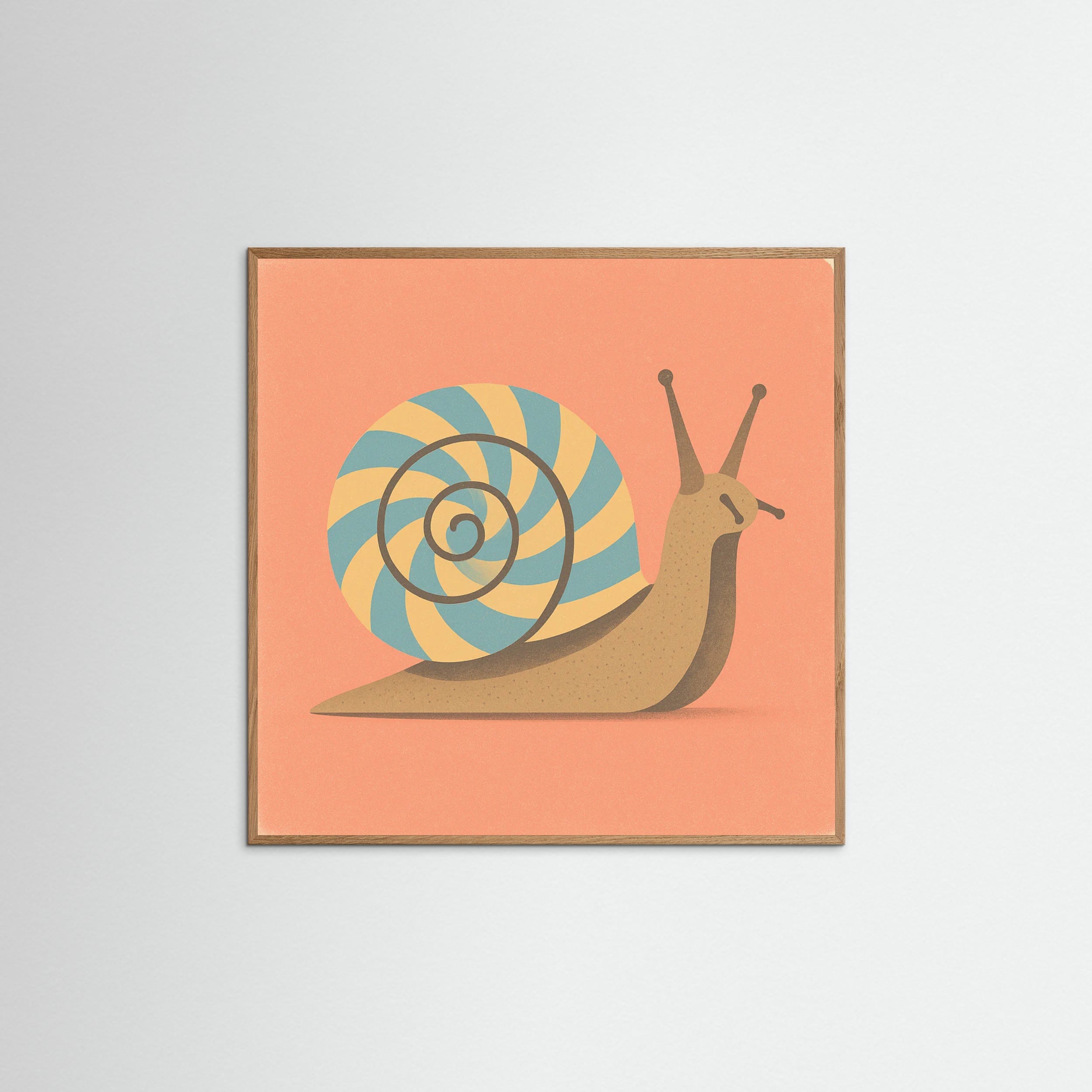 Oak Nature Square Candy Snail