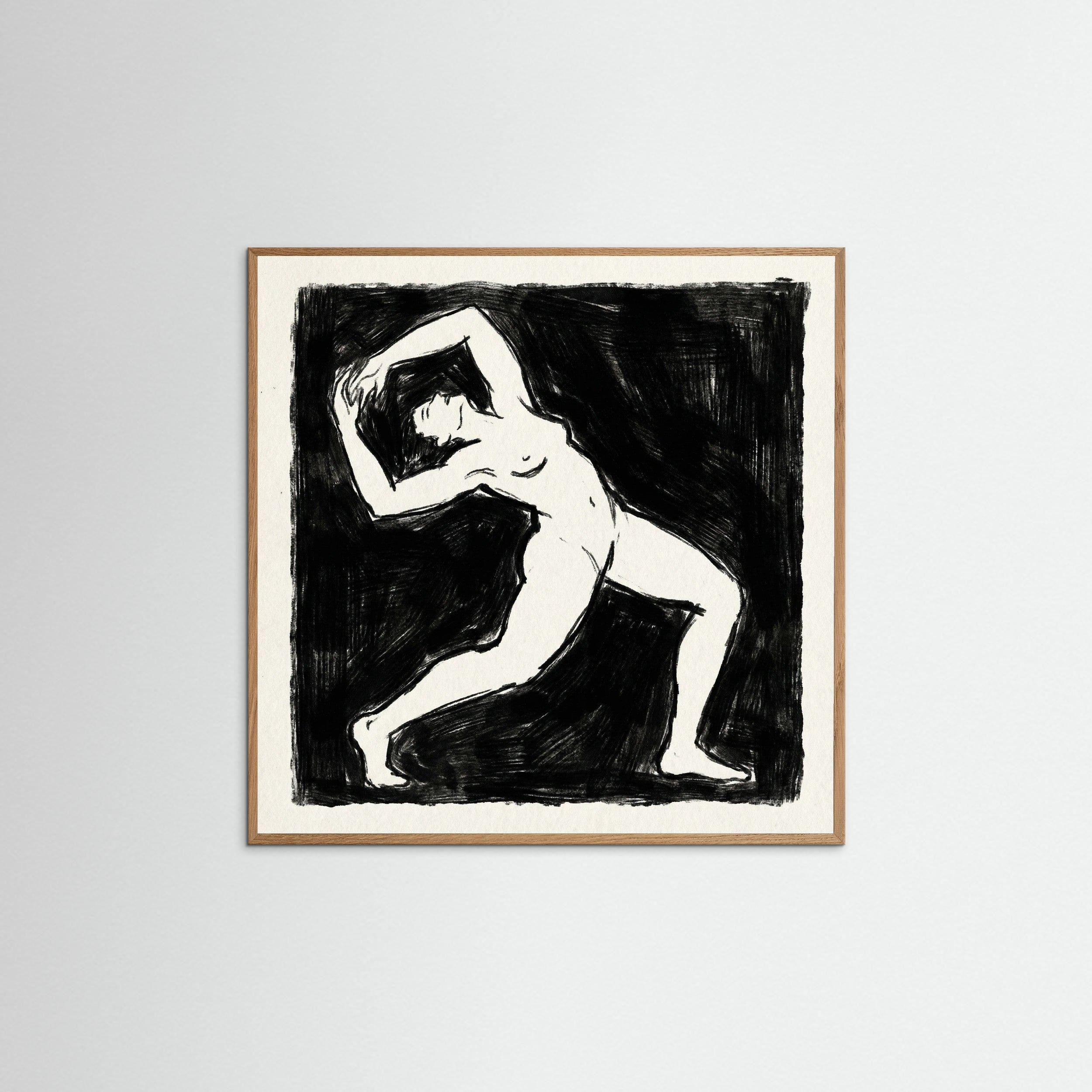 Oak Nature Square Dark Confrontation