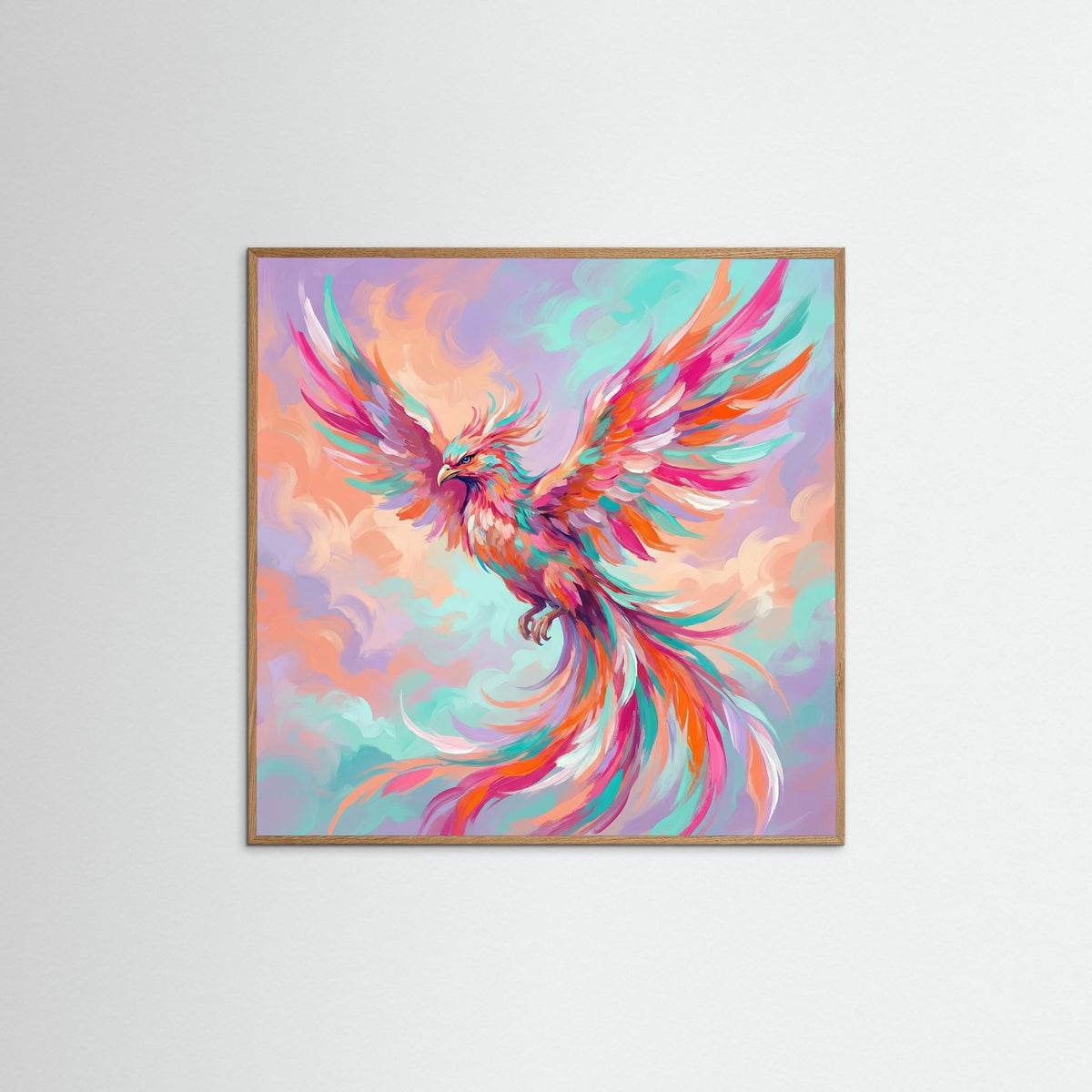 Oak Nature Square Dreamy Unicorn Spirit