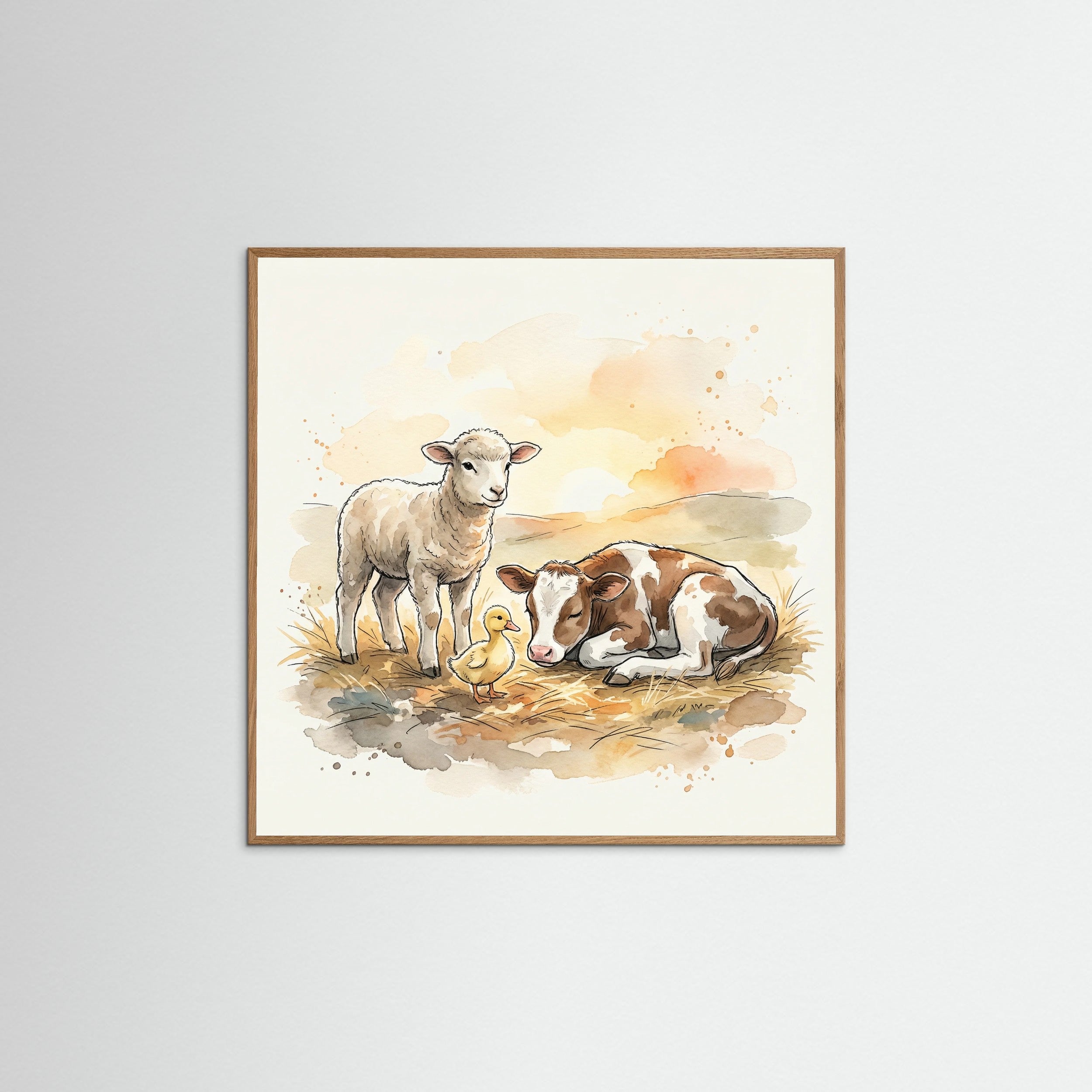 Oak Nature Square Farm Animal Medley