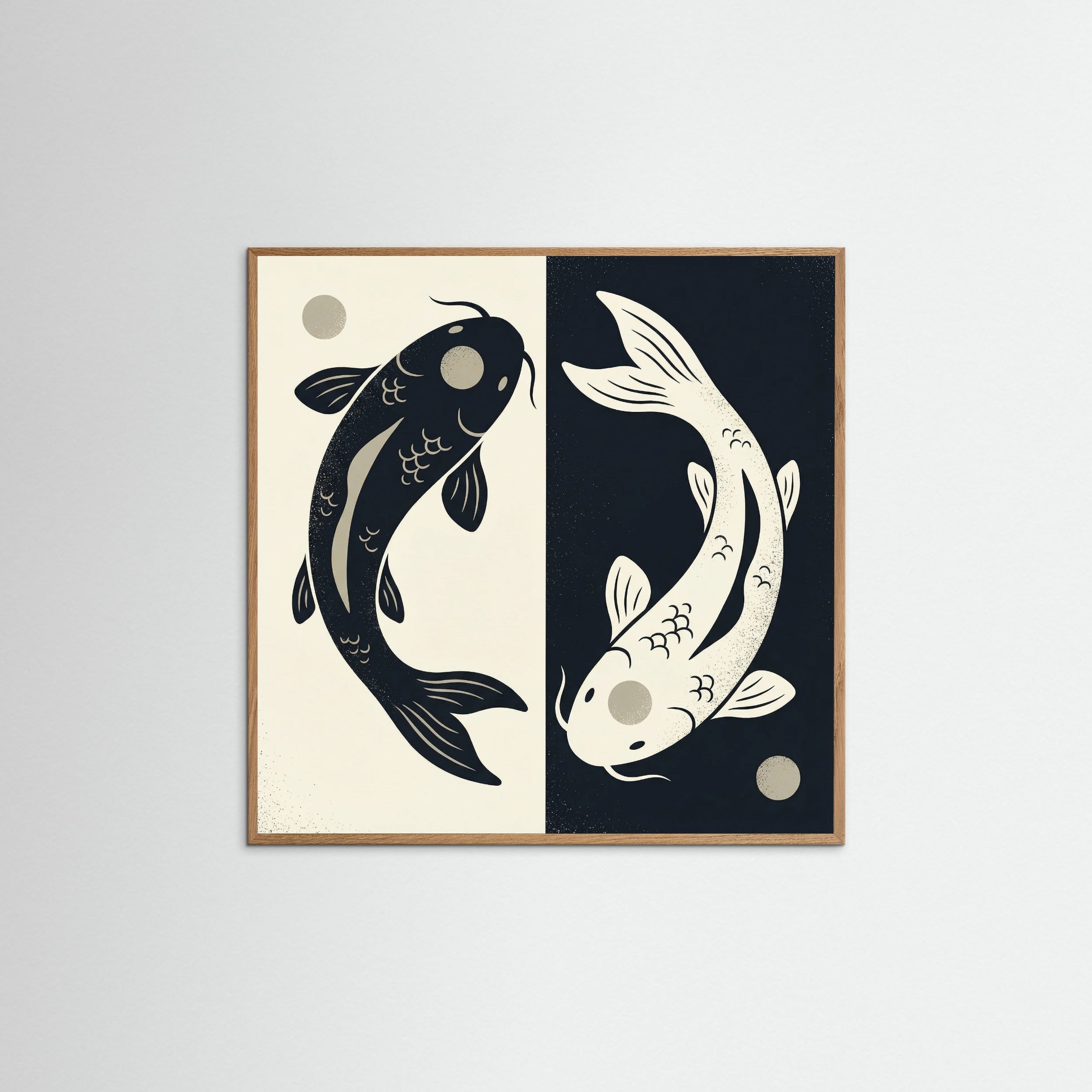 Oak Nature Square Feline Embrace