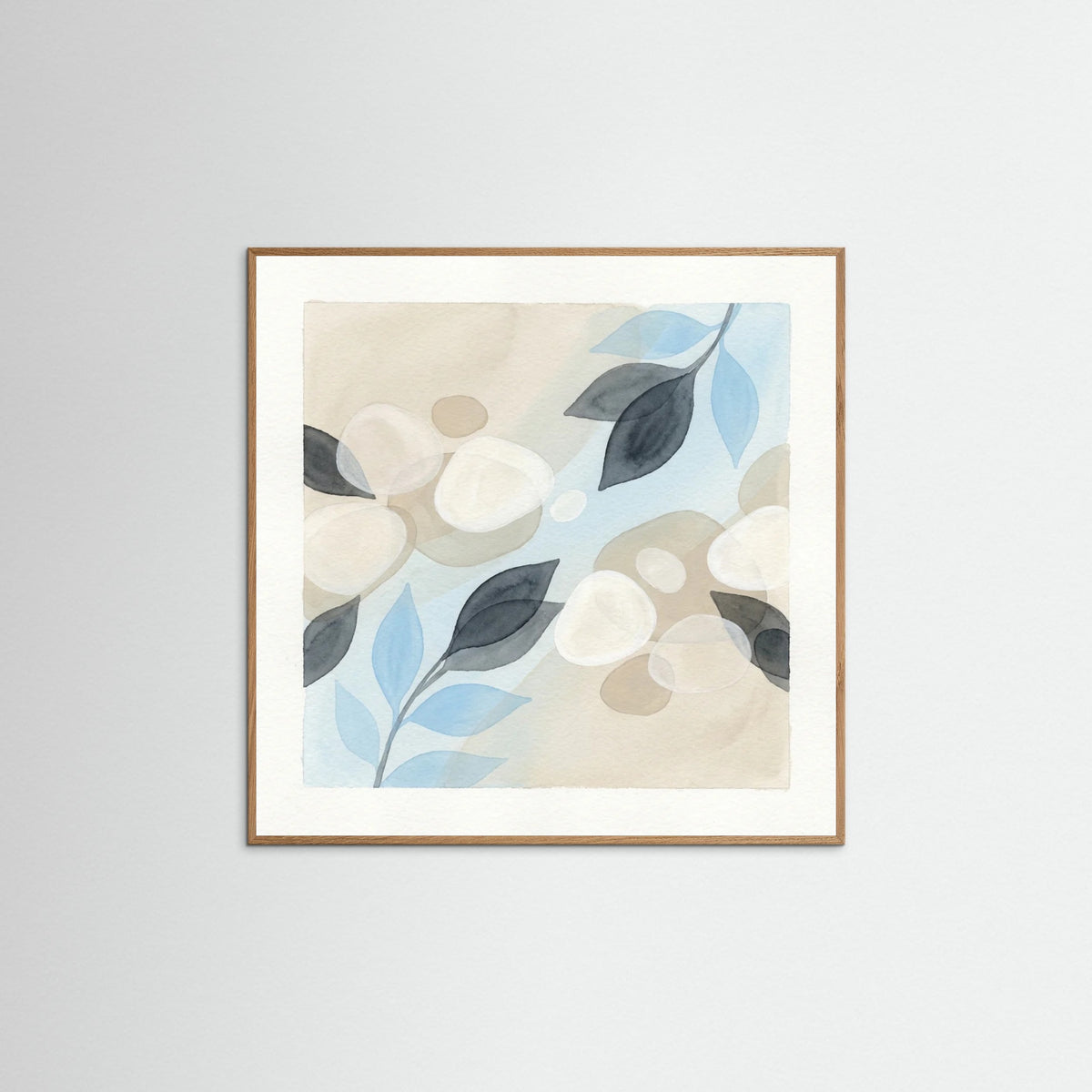 Oak Nature Square Floral Drifts