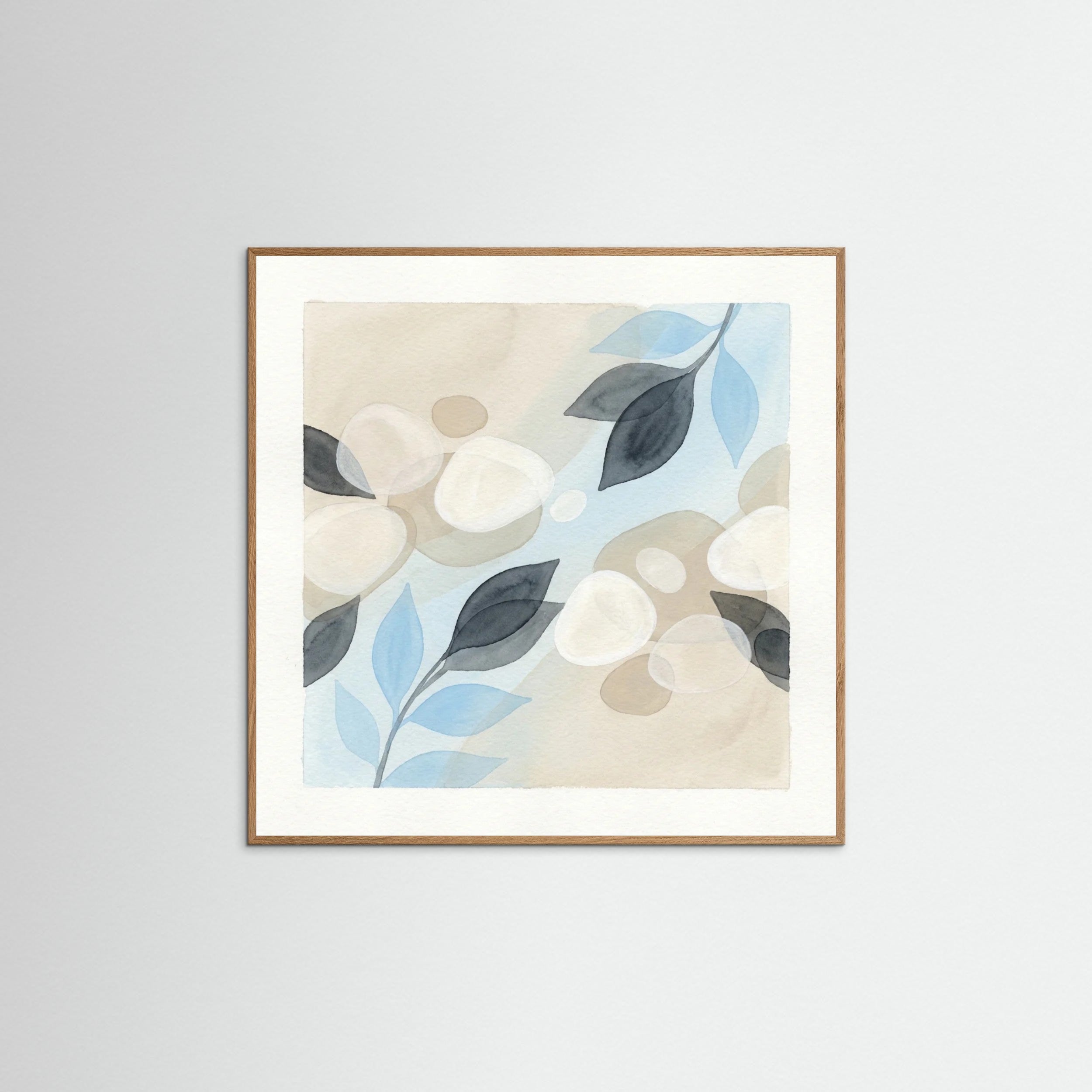 Oak Nature Square Floral Drifts