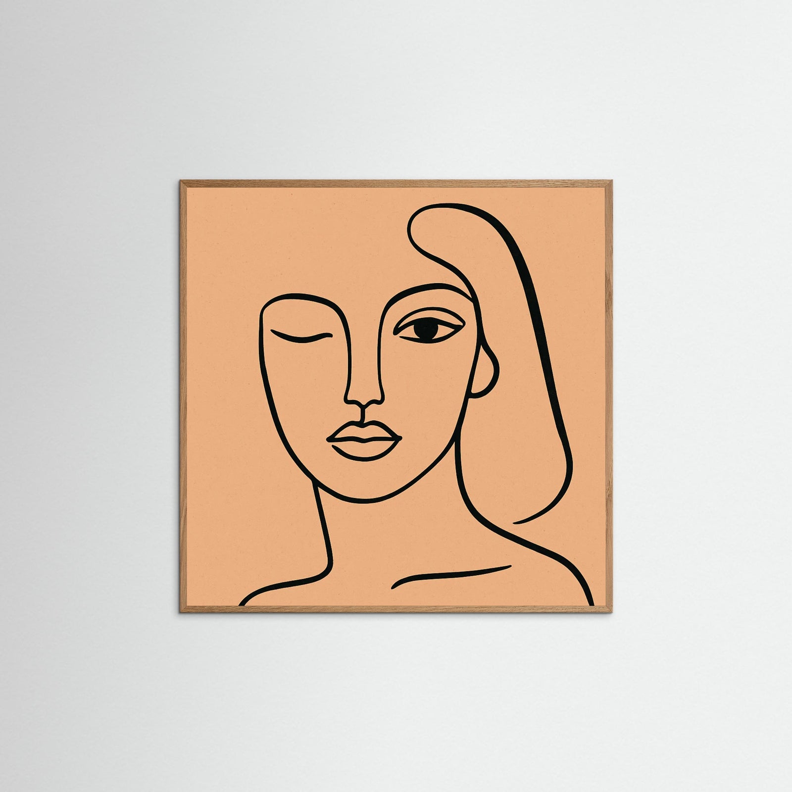 Oak Nature Square Fluid Face