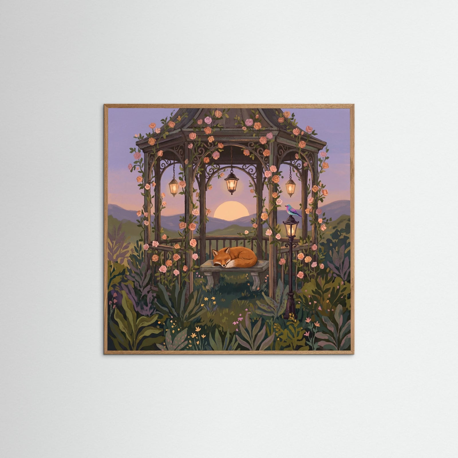 Oak Nature Square Garden Serenity