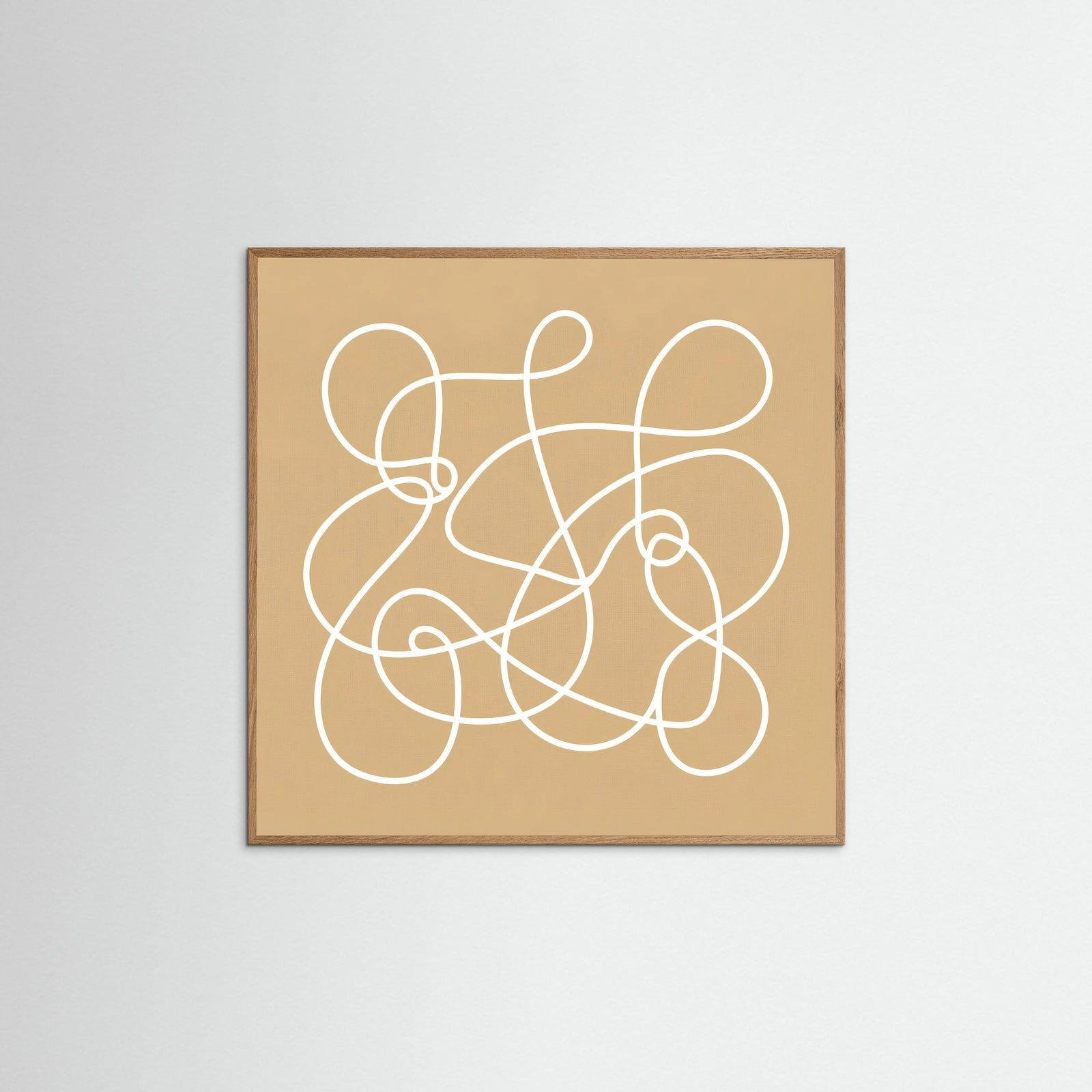 Oak Nature Square Golden Glyphs