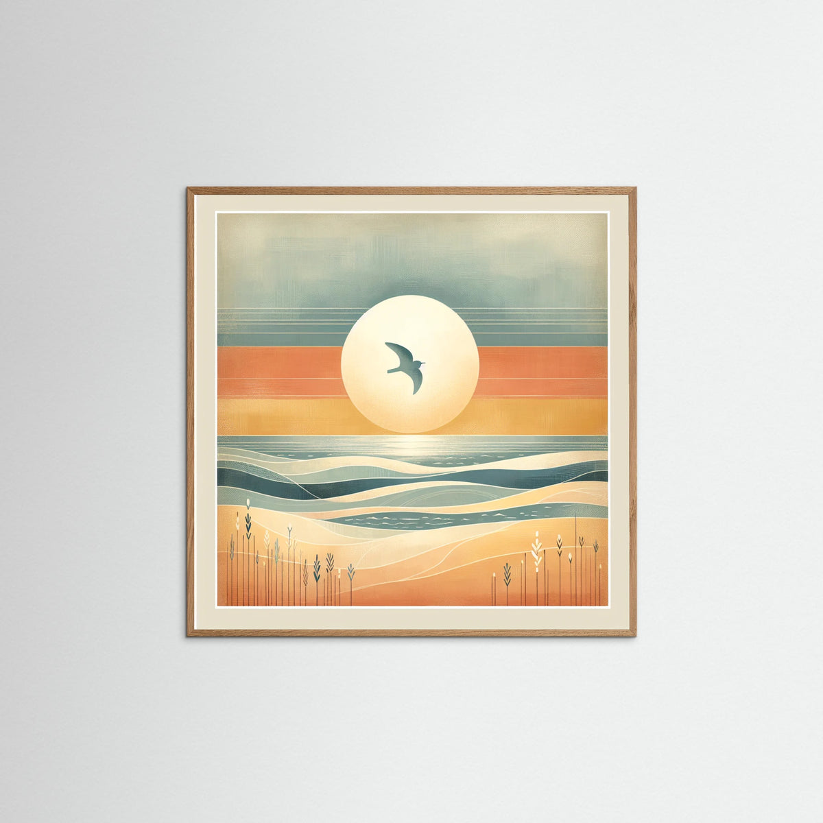 Oak Nature Square Horizon Wing