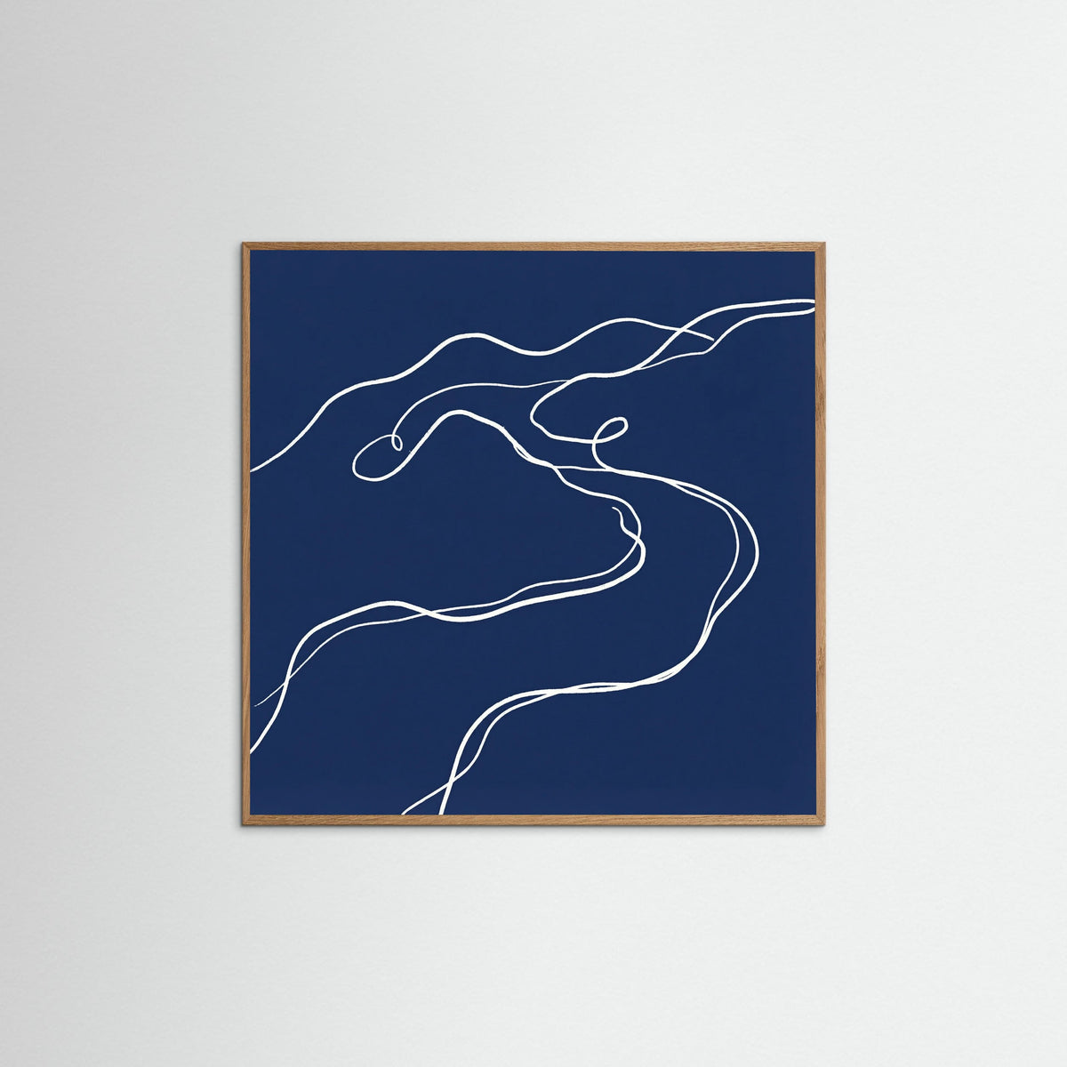 Oak Nature Square Indigo Form