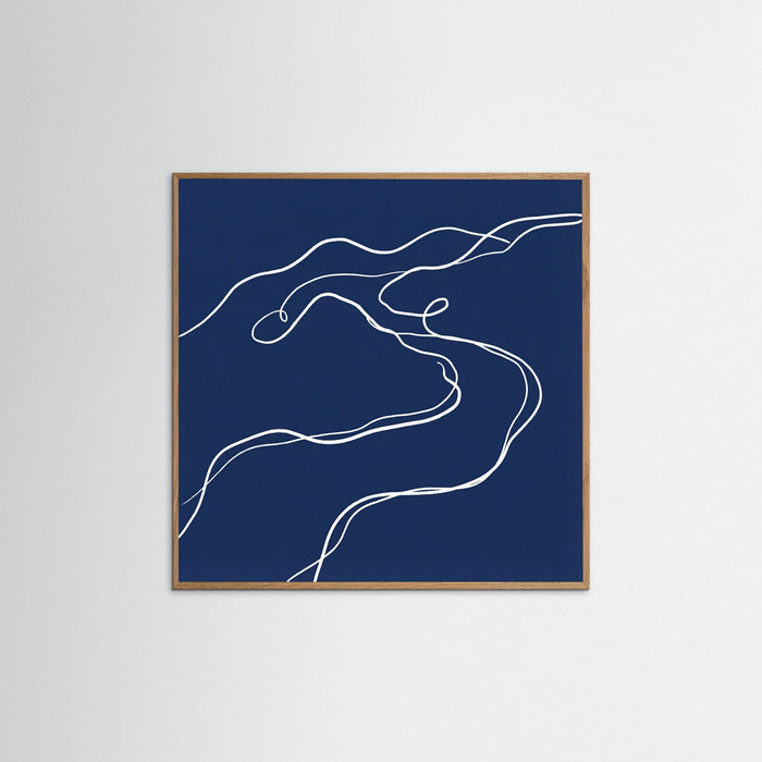 Oak Nature Square Indigo Form