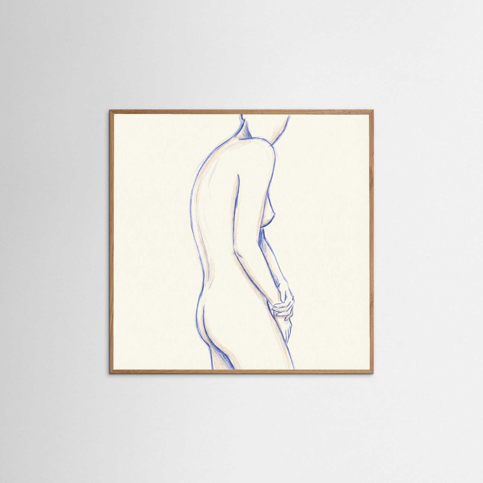 Oak Nature Square Linear Portrait