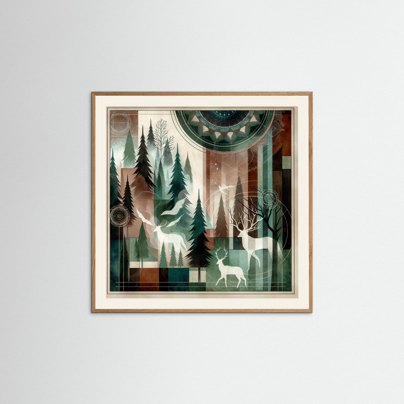 Oak Nature Square Mystical Forest