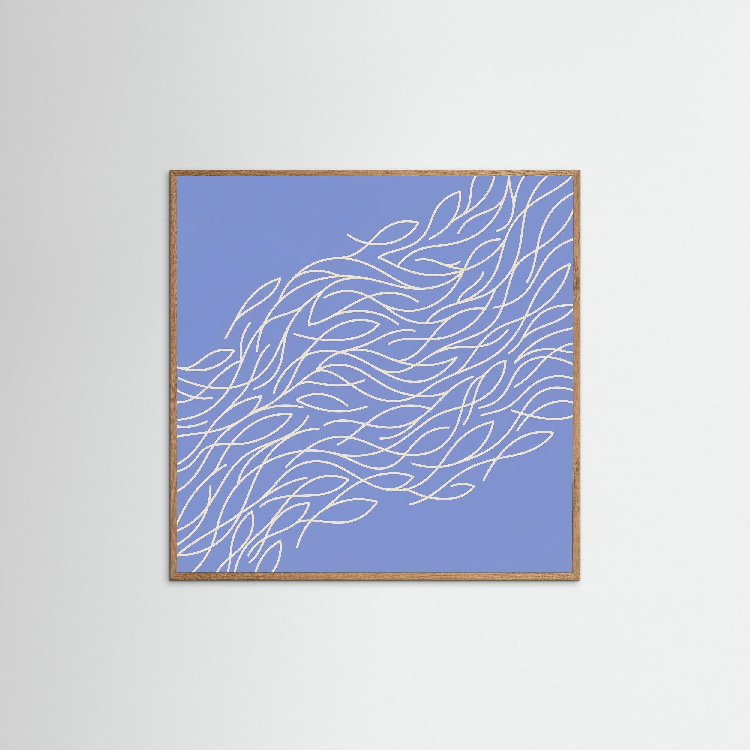 Oak Nature Square Ocean Fan