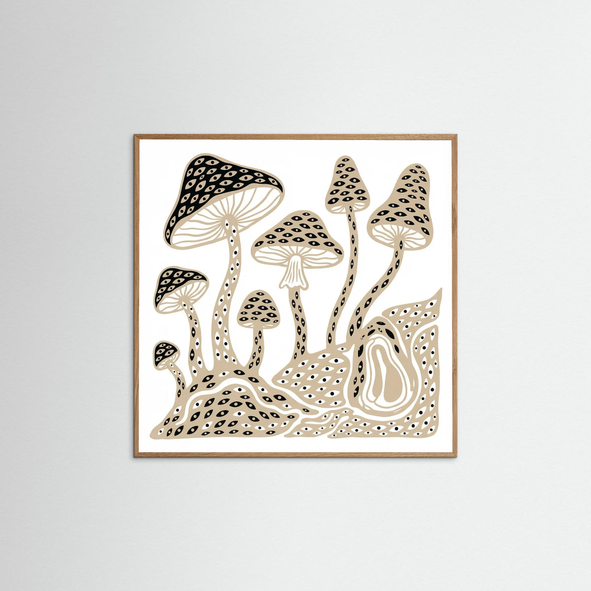 Oak Nature Square Organic Gaze