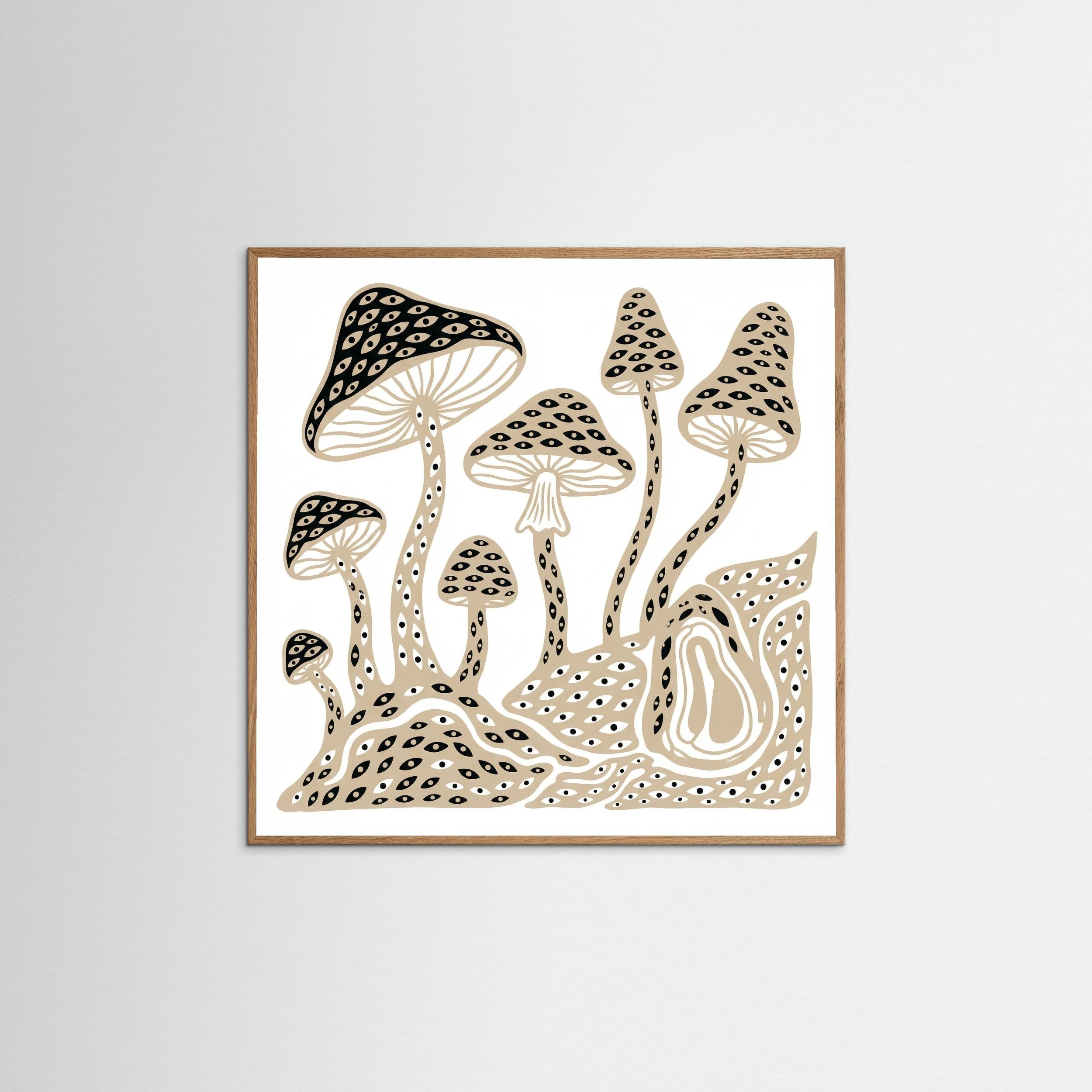 Oak Nature Square Organic Gaze