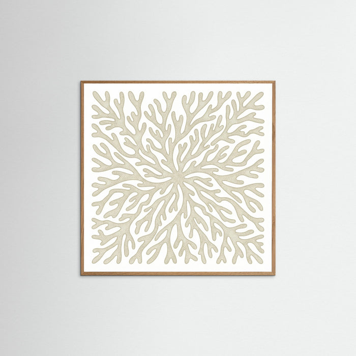 Oak Nature Square Organic Swirls