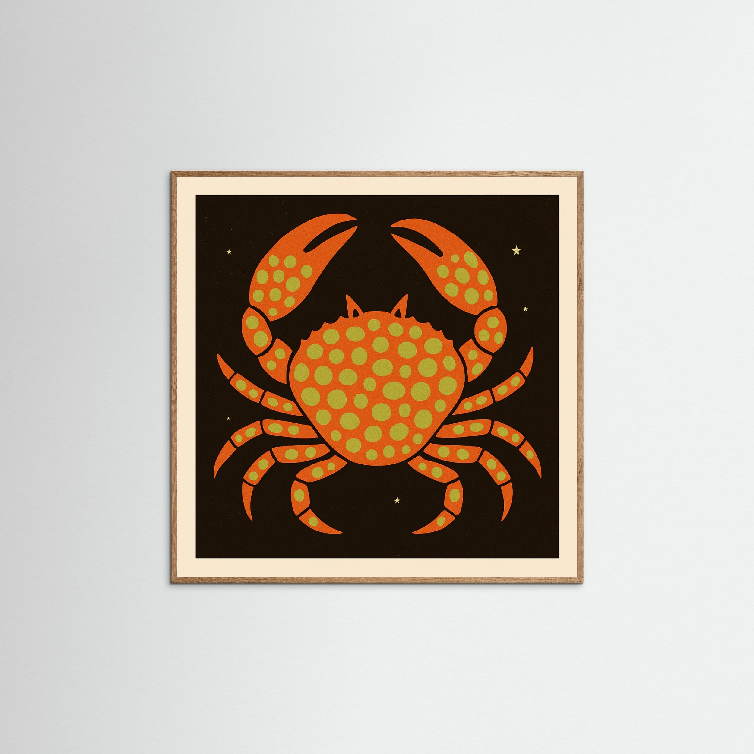 Oak Nature Square Spotted Crab