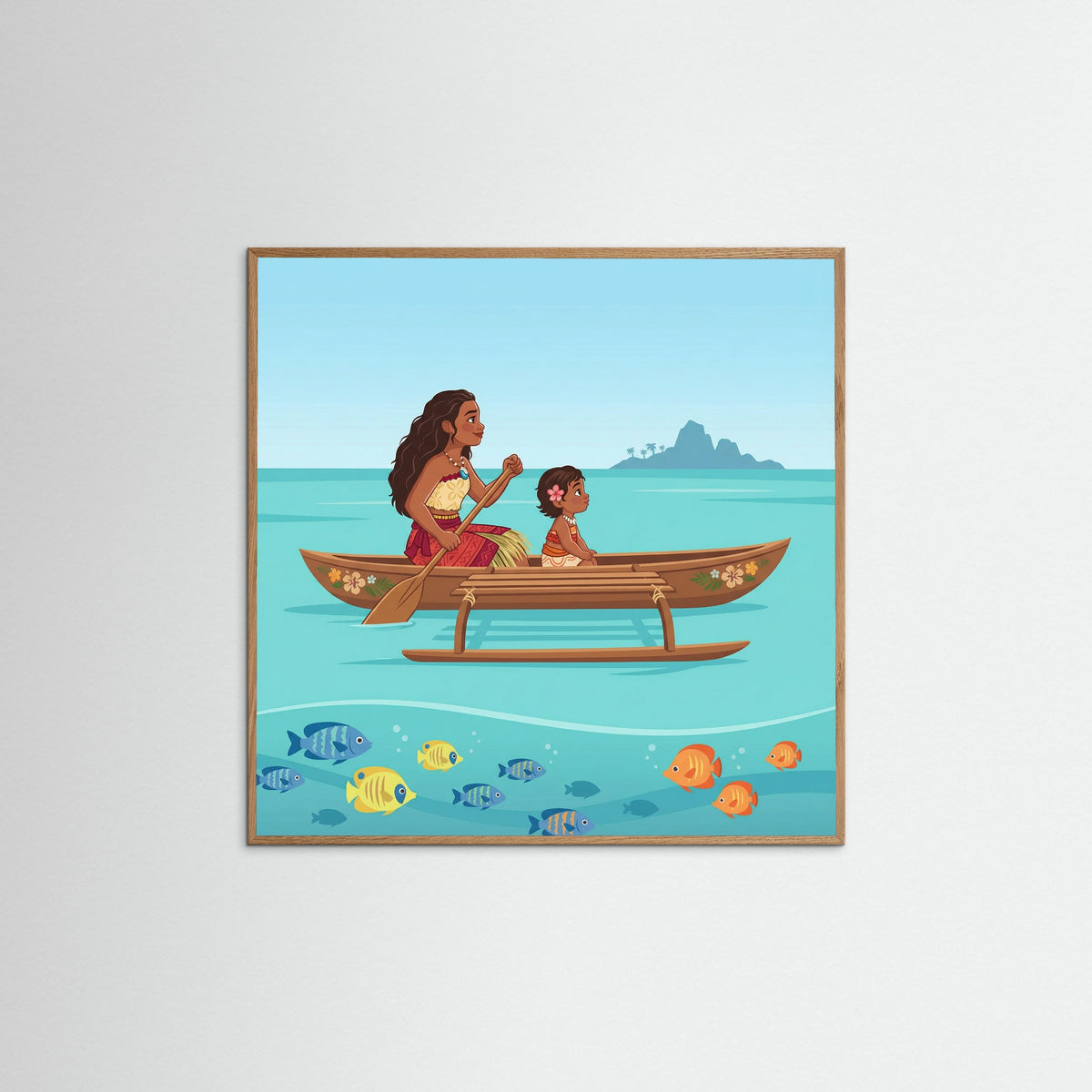 Oak Nature Square Tropical Sisterhood