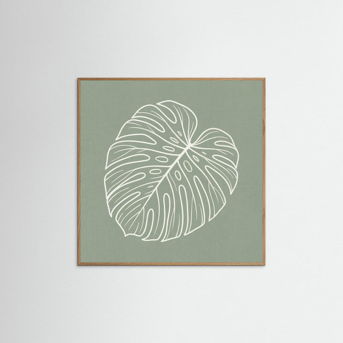 Oak Nature Square Verdant Outline