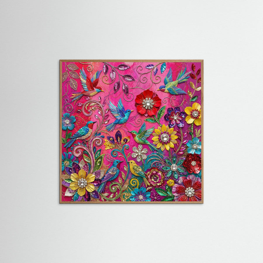 Vibrant Butterfly Kaleidoscope