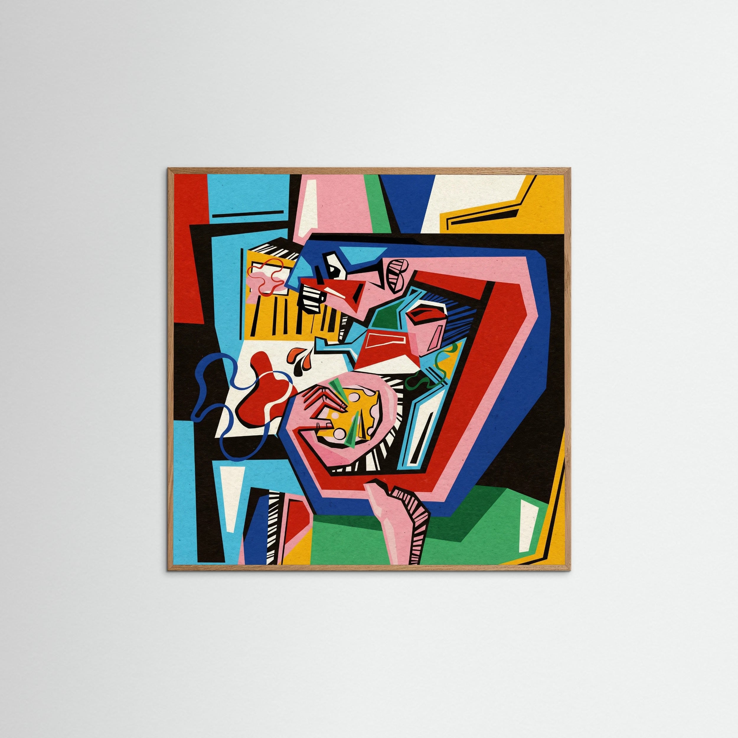 Oak Nature Square Vibrant Musician