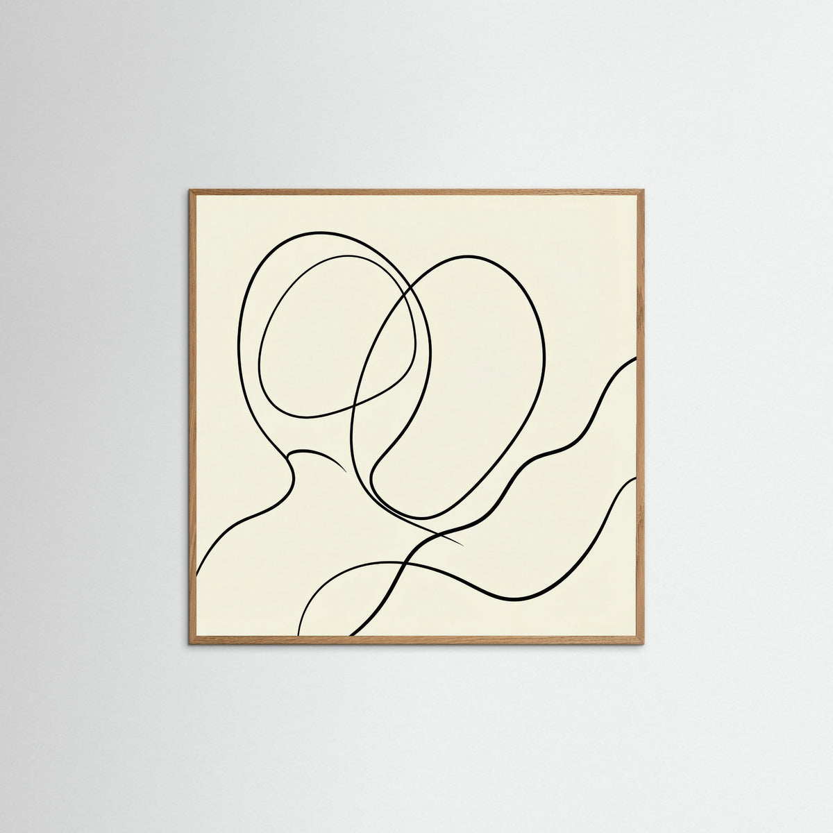 Oak Nature Square Woven Paths