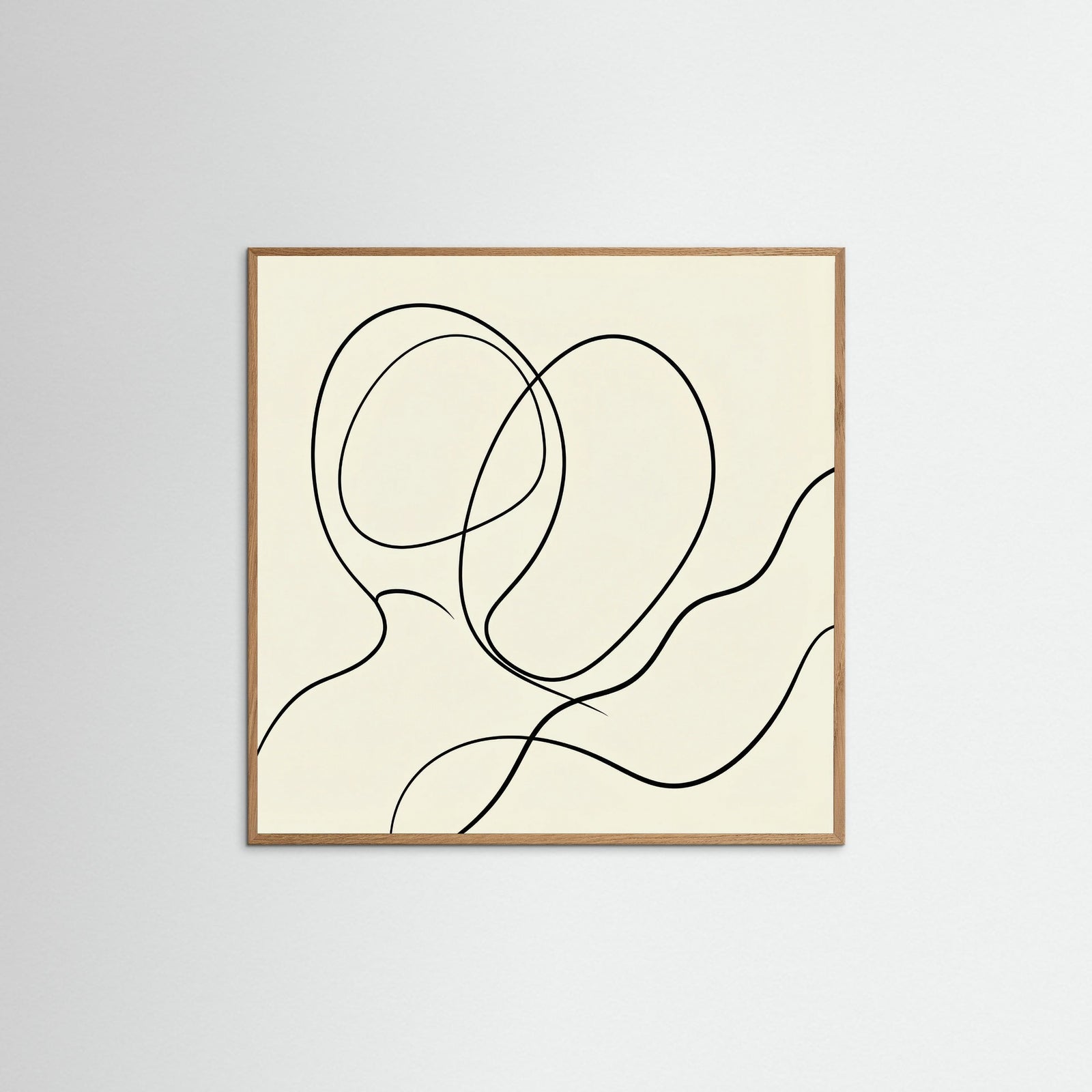 Oak Nature Square Woven Paths