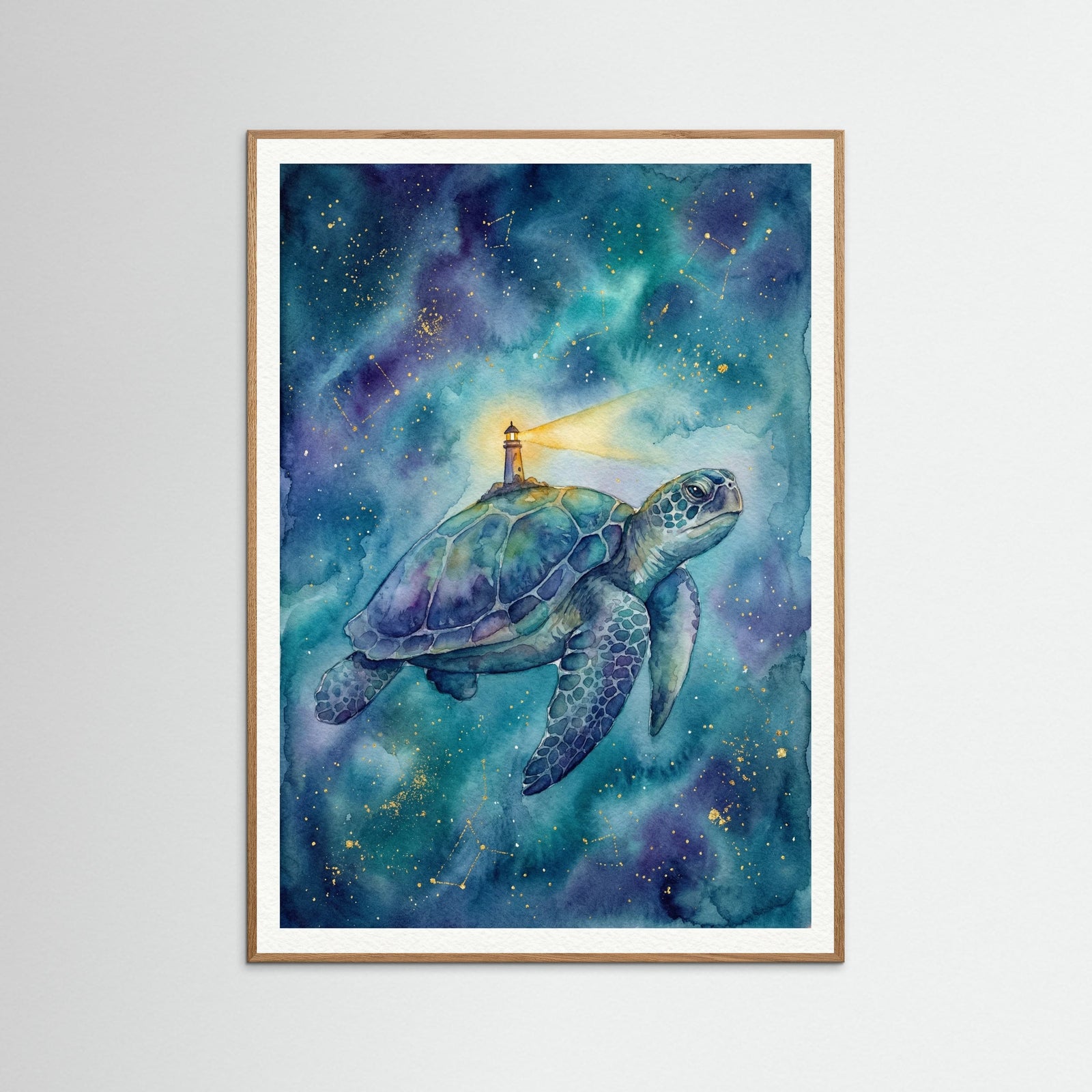 Oak Nature Starry Whale Companion