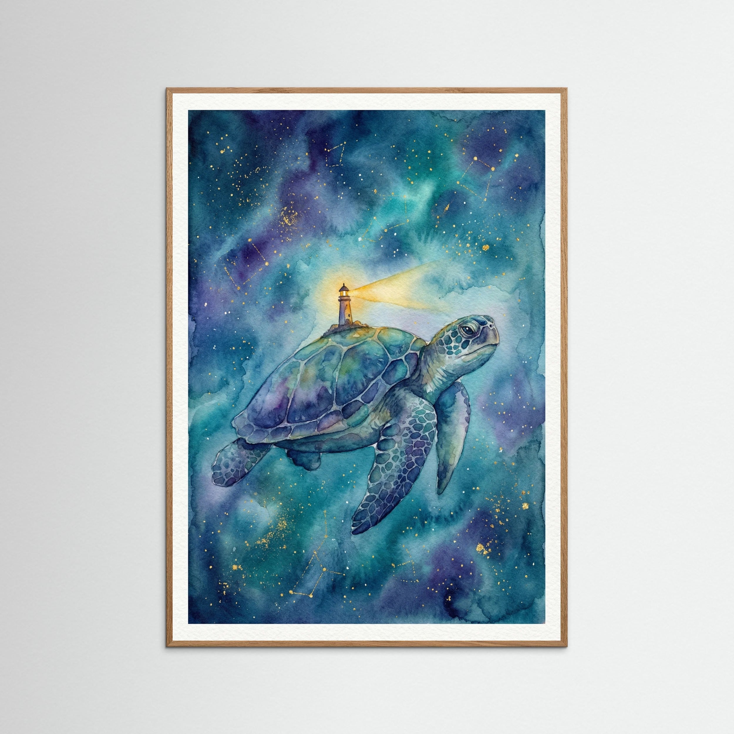 Oak Nature Starry Whale Companion