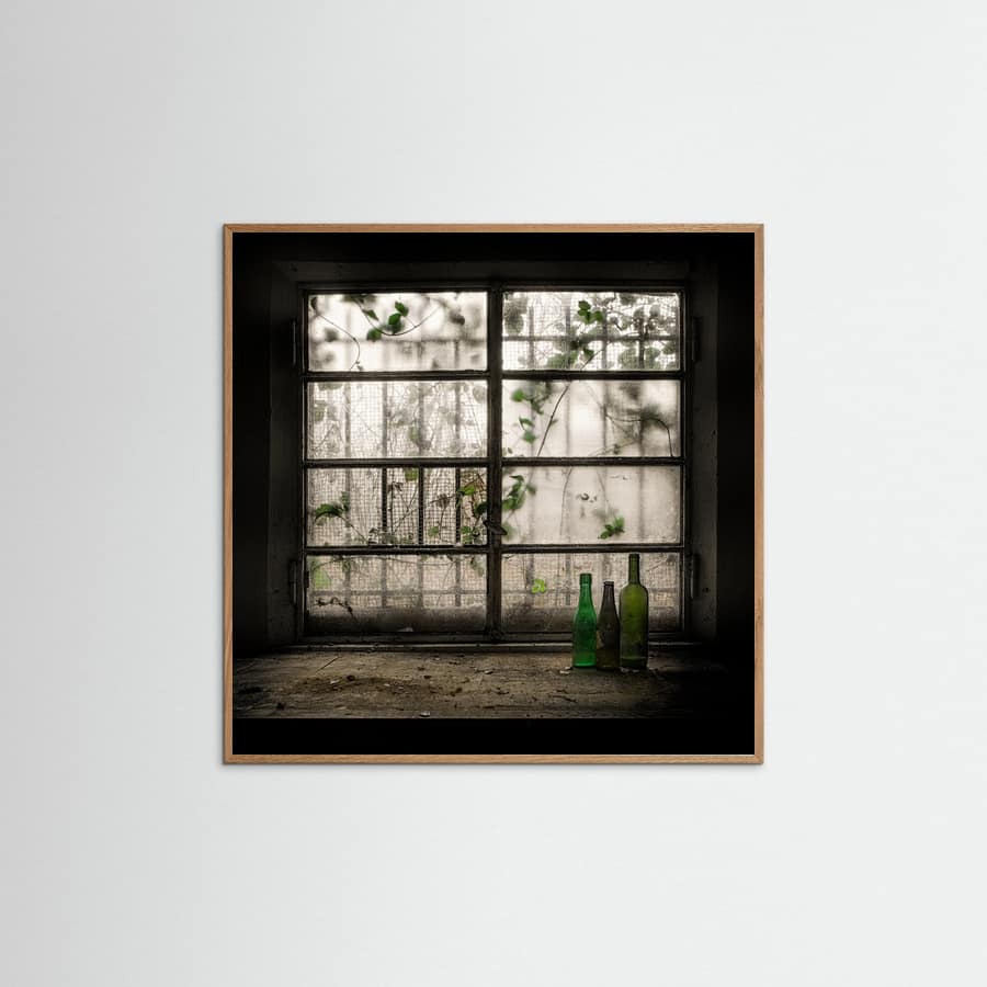 Still-Life with glass bottle -juliste – juliste ja taidepainatus