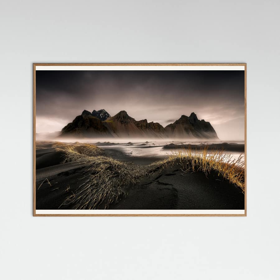 Stokksnes -juliste – juliste ja taidepainatus