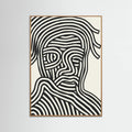 Stripe Portrait Poster – poster and art print