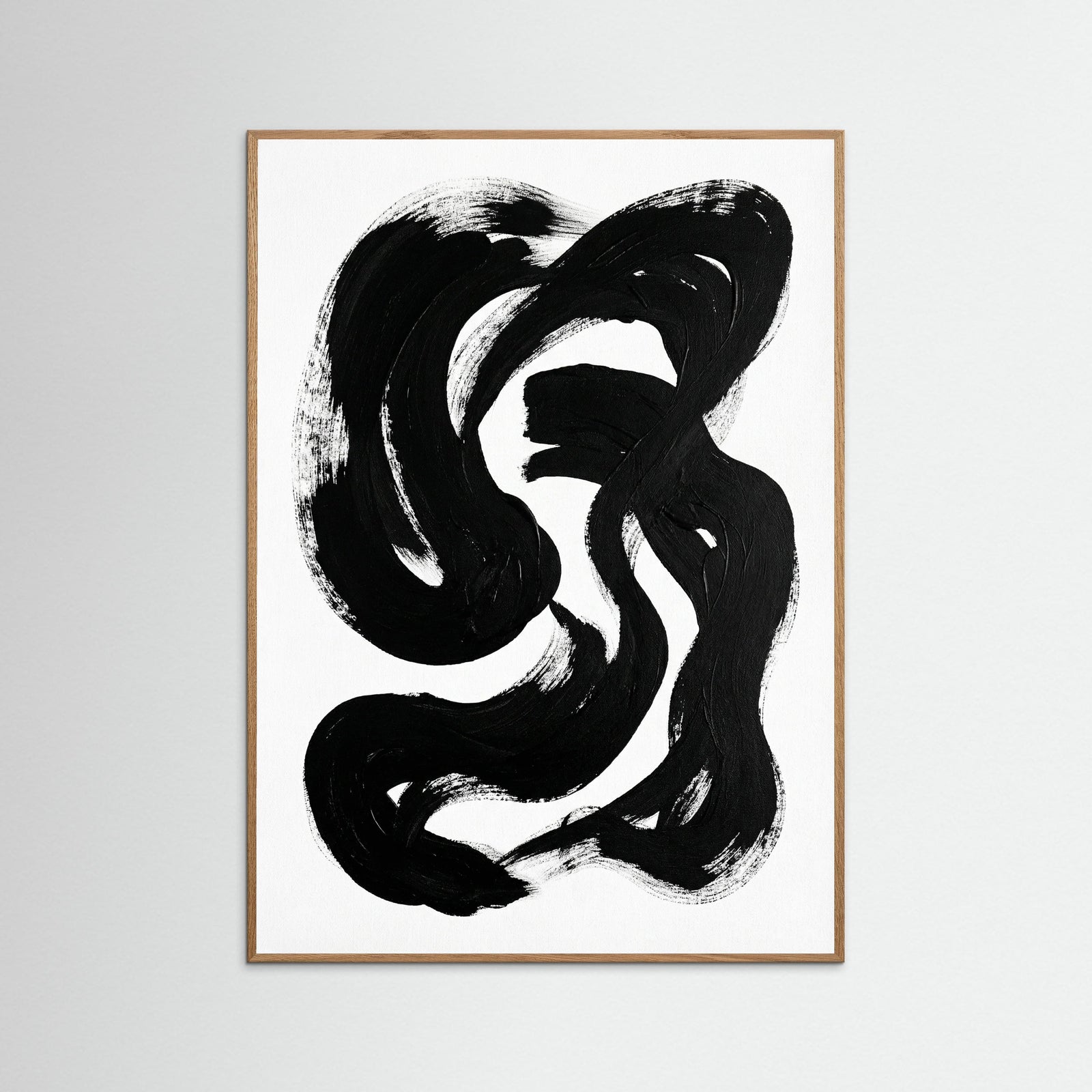 Oak Nature Striped Form Black