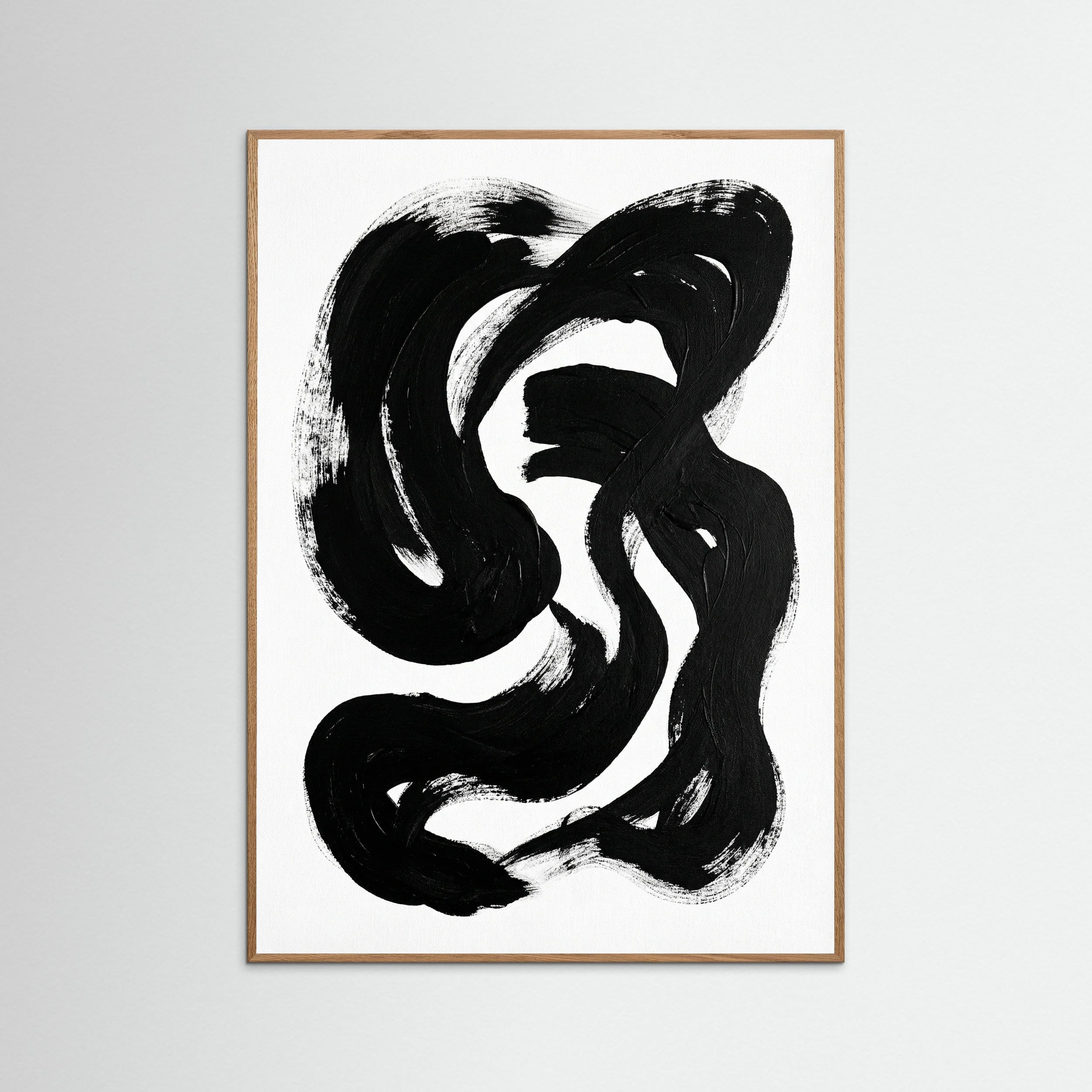 Oak Nature Striped Form Black