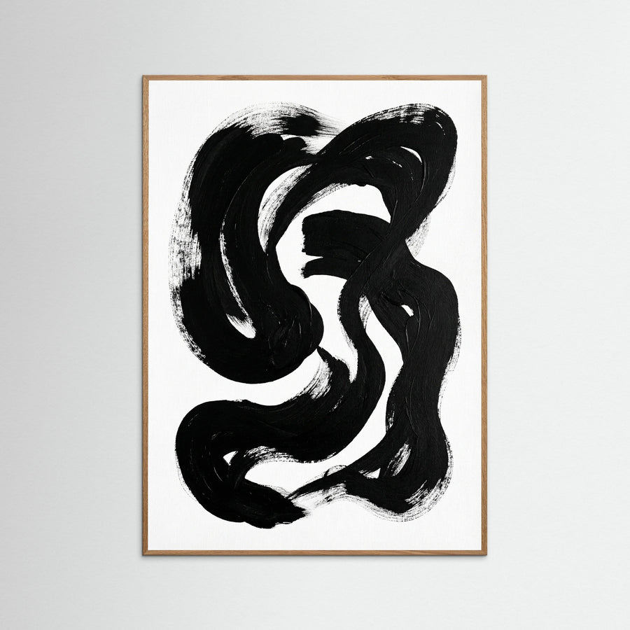 Striped Form Black