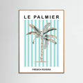 Striped Palm Tree -juliste – juliste ja taidepainatus