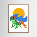 Oak Nature Striped Serenity Orange