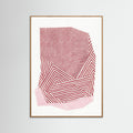 Oak Nature Striped geometric shape Poster