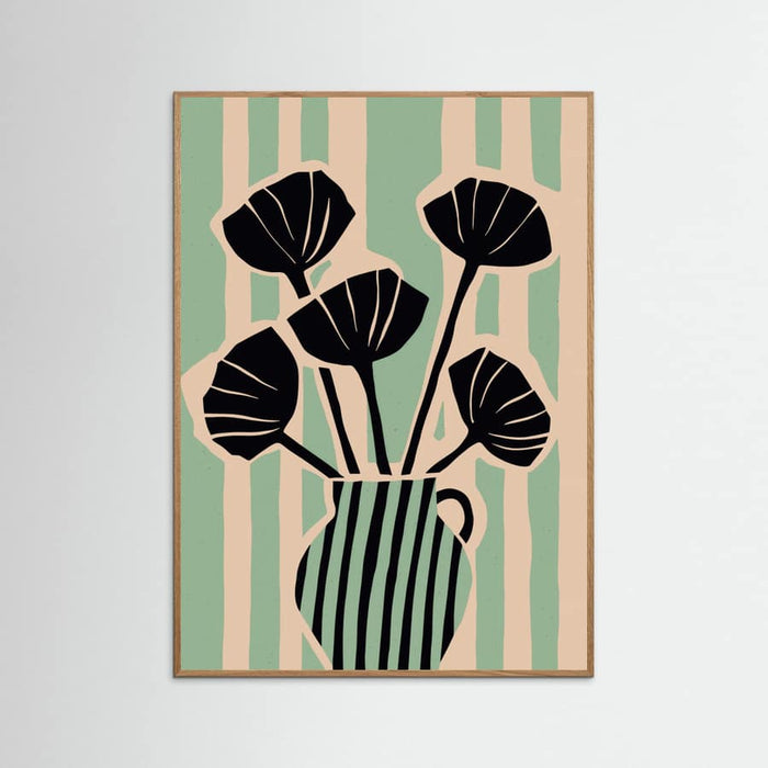 Stripedstilllifeno1 Fullsize Poster – plakat og kunsttryk