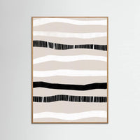Oak Nature Stripes and Harmony Poster