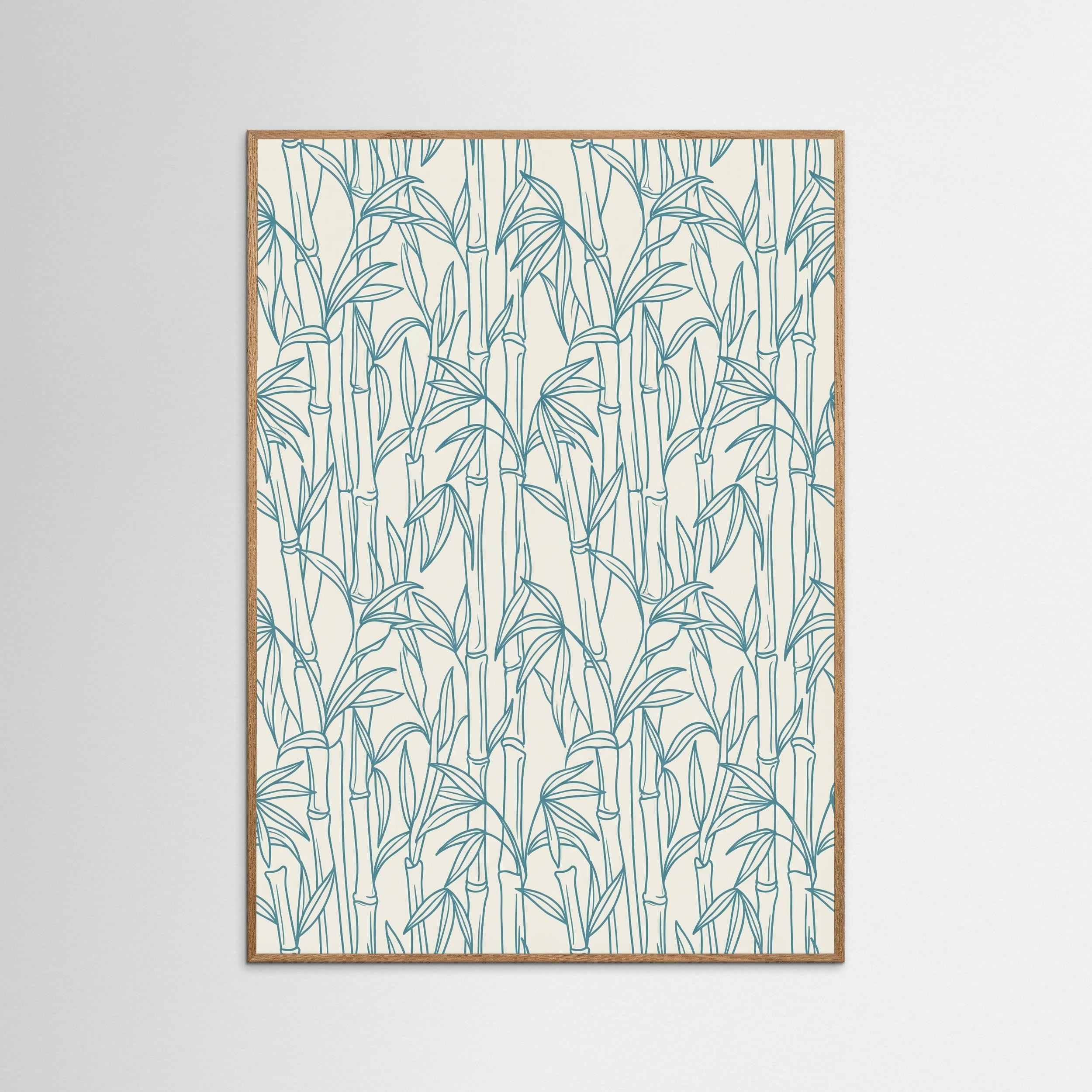 Oak Nature Stylized Ocean Pattern